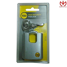 Khóa Chống Cắt Yale Y122/50/123/1 thân đồng bọc chrome rộng 50mm 3 chìa răng cưa - MSOFT