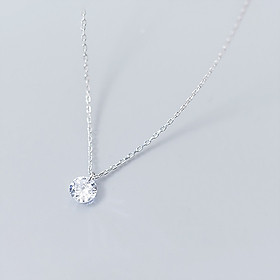 Dây Chuyền Bạc | Dây Chuyền Bạc Nữ S925 Mặt Đá DB2474 Bảo Ngọc Jewelry