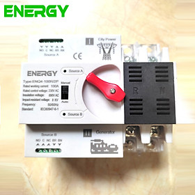 Mua ATS Chuyển Nguồn 2P 100A Loại  AC230V Din Rail Tự Động / Bằng Tay  Từ Lưới Điện - Lưới Điện Hoặc Từ Lưới Điện - Máy Phát
