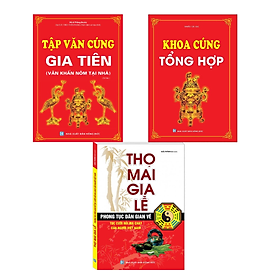 Combo Thọ Mai Gia Lễ + Khoa Cúng Tổng Hợp + Tập Văn Cúng Gia Tiên (3 quyển)