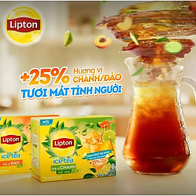 Lipton Trà Hòa Tan Vị Chanh Mật Ong (16 Gói x 14g) - Mới