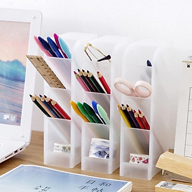 Mua Kệ để bút ins 4 ngăn bằng nhựa cứng trong mờ