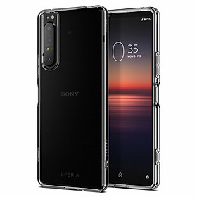 Ốp lưng cho Sony Xperia 1 Mark II Spigen Liquid Crystal - Hàng nhập khẩu