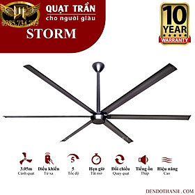 Mua Quạt trần MR VŨ storm quạt trần cho người giàu mẫu cánh dài cho sân vận động trong nhà  nhà hàng lớn QTD