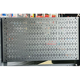 Tấm lưới Pegboard 69x40cm màu đen treo tường đa năng