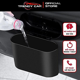Thùng Rác Mini Để Trên Xe Ô Tô, Hộp chứa Rác Đa Năng có móc cài tiện dụng đơn giản gọn nhẹ chất liệu bền bỉ dày dặn