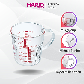 Mua Ca đo lường thủy tinh Hario 200ml (CMJW−200)