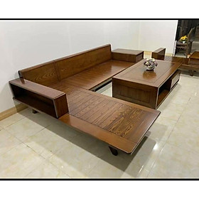 Mua Bộ bàn ghế góc phòng khách gỗ xoan đào