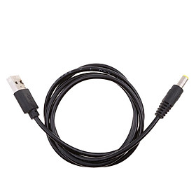 USB DC Power Charging Cable USB-A to 2.1mmx5.5mm DC Tip Plug Charging Cord