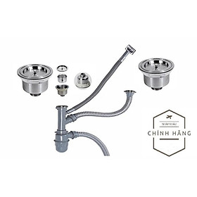Mua Bộ xi phông ống xả chậu rửa bát 2 ngăn cao cấp
