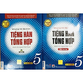 Nơi bán Combo Tiếng Hàn Tổng Hợp Dành Cho Người Việt Nam - Cao Cấp bản 4 màu (SGK + SBT)  - Giá Từ -1đ