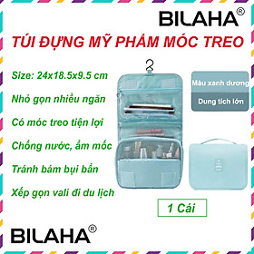 Túi đựng đồ cá nhân chống thấm đa năng đựng mỹ phẩm đồ du lịch cao cấp có móc treo tiện lợi (Hàng Chính Hãng)