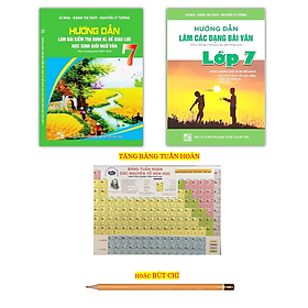 Sách - Combo 2 cuốn Hướng dẫn làm bài kiểm tra định kì + Hướng dẫn làm các dạng bài văn lớp 7