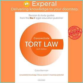 Sách - Tort Law Concentrate - Law Revision and Study Guide by Carol Brennan (UK edition, paperback)