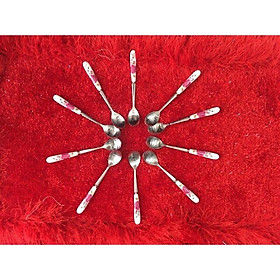 Mua thìa cà phê cán sứ xinh xinh 15cm