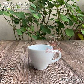 Mua Ly tách cafe espresso 70ml men trắng gốm sứ Bát Tràng cao cấp