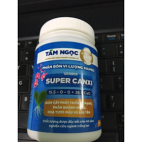 Phân bón  Super Canxi Nitrat LỌ 100GR TÁM NGỌC