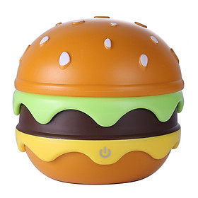Hamburger Table Lamp USB Dimmable Cute Desk Lamp for Office Study Decoration