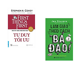 Hình ảnh Combo 2 cuốn sách: Tư Duy Tối Ưu - First Things First + Làm giàu theo cách 