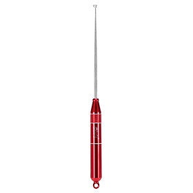 Dụng cụ loại bỏ lưỡi câu cá với tay cầm bằng nhôm dài 6.8 inch-Màu đỏ