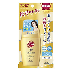 Chống nắng dạng sữa Kosé Cosmeport Suncut Milk Super Water Proof SPF50+/PA++++ 60g