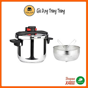 Mua Nồi áp suất Woll Pressure Pro 22cm  dung tích 6L có kèm xửng hấp