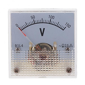 2X DC Voltmeter Analog Panel Voltage Gauge  Meter 2.5% Error 0-150V