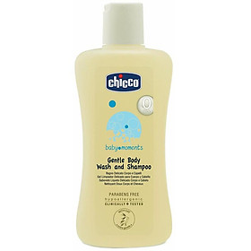 Sữa tắm gội chiết xuất Yến mạch 0M+ Chicco cho bé 200ml MP-626