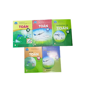 Sách - Combo 5 cuốn Toán lớp 10 tập 1+2 (Chân trời sáng tạo)