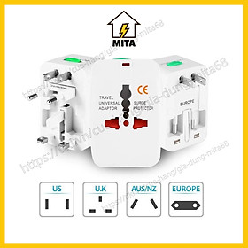 Ổ Cắm Điện Đa Năng Du Lịch Universal Travel Adapter - Ổ Chuyển Đổi Đa Năng