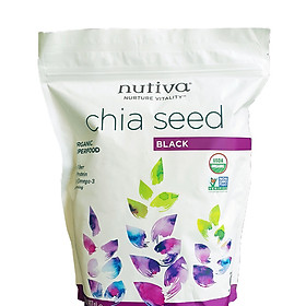 Hạt Chia Đen Nutiva 907gram - Nhập Khẩu Từ Mỹ