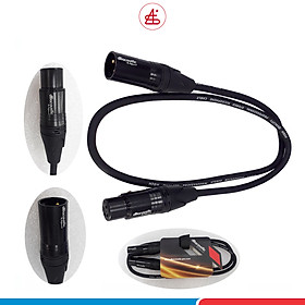 Dây canon dbacoutic, dây canon đực cái dài 0.8m, dây audio cao cấp dành cho dàn âm thanh, hàng chính hãng