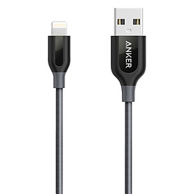Dây Cáp Sạc Lightning Cho iPhone Anker PowerLine+ 0.9m (Không Kèm Bao Da) - A8121 - Hàng Chính Hãng