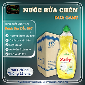 Nước rửa chén Zily 750g (16 chai/thùng) - Tặng 1 lau sàn Rick 1kg