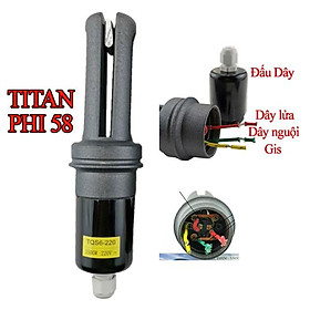 Điện trở tự ngắt phi 47 và 58 Titan - 2000W dùng cho máy nước nóng năng lượng mặt trời | Hàng chính hãng