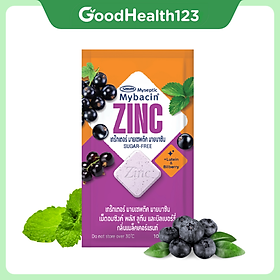 Kẹo Ngậm Mybacin Zinc Plus - Vị Trái cây The Mát Không Đường - Gói 9,4g (10 Viên) - Hàng Nhập Khẩu Thái Lan