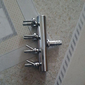 Mua Van Inox Khóa Chia Khí Oxi - Vòi Chia 4