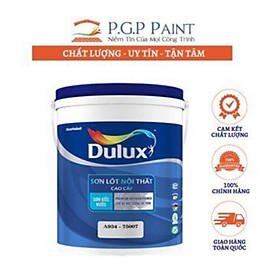Mua Sơn Lót Nội Thất Cao Cấp Dulux A934 Giúp Bề Mặt Láng Mịn Tuyệt Hảo.Bám Dính Tốt Giữ Độ Bền Màu Cao