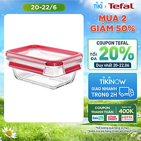 Mua Hộp bảo quản thực phẩm thủy tinh Tefal Masterseal Glass 450ml - Hàng chính hãng