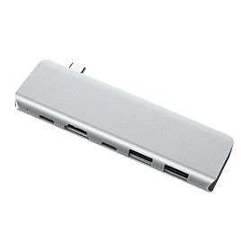 Fun 5-in-1 USB HUB Type-C to HDMI 2USB 3.0 PD Charging Type C Power Adapter Multi Ports Splitter Dock