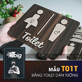 Mua 20 mẫu bảng toilet gỗ dán cửa Nhà vệ sinh - restroom - wc - women men - nam nữ