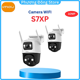 Camera Wifi IMOU 2 Mắt Ngoài Trời S7XP Cruiser Dual 6MP/10MP, quay 360 độ, đàm thoại 2 chiều - Hàng chính hãng