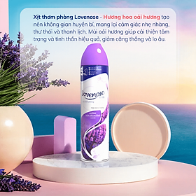 Xịt thơm phòng Lovenose, nước hoa xịt phòng hương thơm tự nhiên lưu hương lâu dài 320ml
