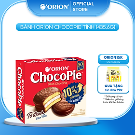 Hộp 12 gói bánh Orion CHOCOPIE TÌNH vị truyền thống 396G