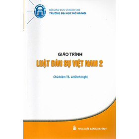 GIÁO TRÌNH LUẬT DÂN SỰ VIỆT NAM 2