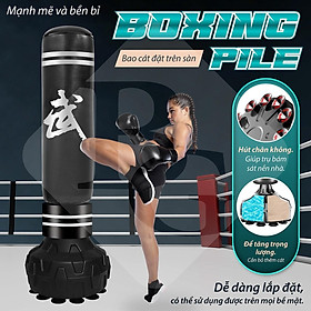 BG027 Bao đấm bốc boxing,Bao Đấm Bốc Cao Cấp 175cm dành người lớn, trụ đấm boxing, đấm bốc trẻ em, đấm bốc cho bé