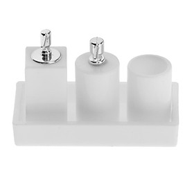 4Pcs 1:12 Dollhouse Mini Lotion Bottle Baby Doll Bathroom Decoration Kit