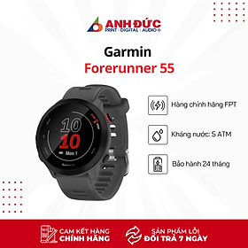 (Tặng Dán Cường Lực) Đồng Hồ Thông Minh Garmin Forerunner 55 Fr55 - Hàng Chính Hãng FPT