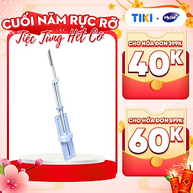 Cây Lau Nhà Vải Sợi Thần Kì Kéo Vắt Thông Minh Bản Lau To 40cm Tiết Kiệm Thời Gian MyJae