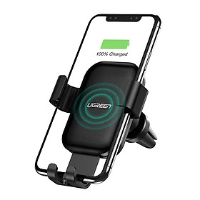 Mua Sạc nhanh không dây kết hợp kẹp điện thoại 10W 2 trong 1 cho xe hơi Ugreen 208CHG60982CD Hàng chính hãng
